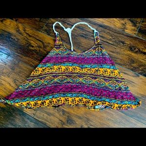 Forever 21 boho tank top, size large.